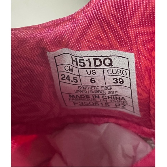 Asics Gel Kayano Running Shoes Neon Pink Trainers - Picture 7 of 8